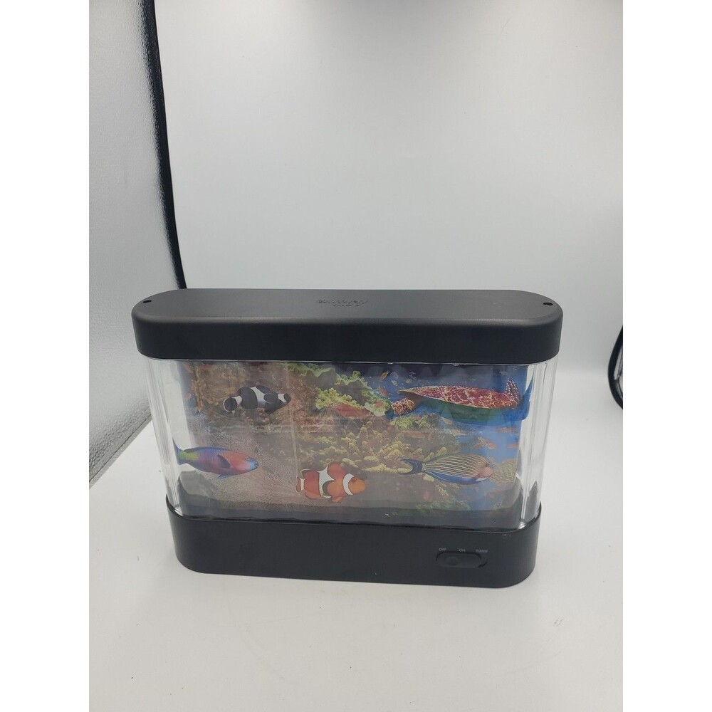Discovery Kids Animated Tropical Fish Marine Aquarium Lamp (WORKS LIGHT & MOVES)